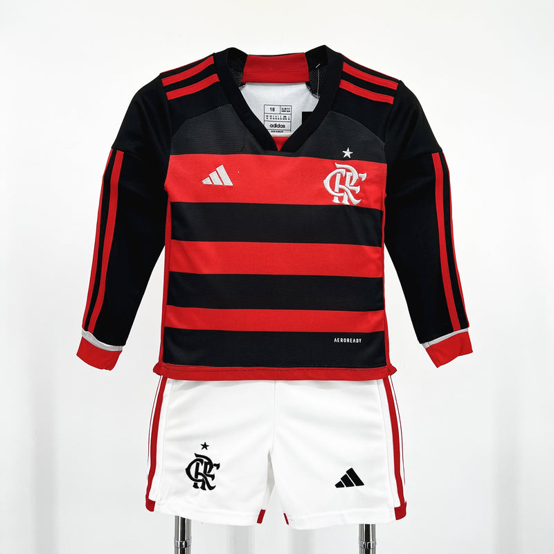 FLAMENGO I 24/25 CONJUNTO INFANTIL (LONG SLEEVE)