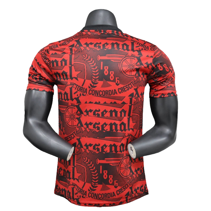 Arsenal 25/26 Training Jersey - Dark Red - Player Version